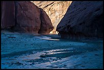 Paria River braids in Paria Canyon. Grand Staircase Escalante National Monument, Utah, USA ( color)