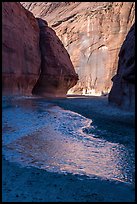 Paria River in Paria Canyon. Grand Staircase Escalante National Monument, Utah, USA ( color)