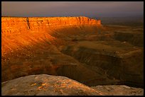 Cliffs near Muley Point, sunset. Bears Ears National Monument, Utah, USA ( color)