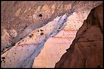 Multicolored cliffs of Entrada sandstone, Kodachrome Basin State Park. Utah, USA (color)
