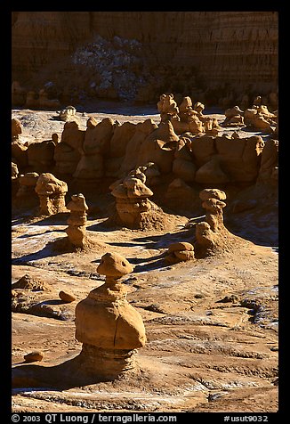 Goblins, early morning, Goblin Valley State Park. Utah, USA