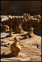 Goblins, early morning, Goblin Valley State Park. Utah, USA ( color)