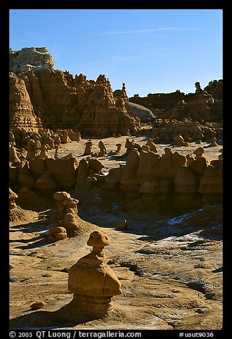 Goblins, early morning, Goblin Valley State Park. Utah, USA (color)