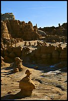 Goblins, early morning, Goblin Valley State Park. Utah, USA