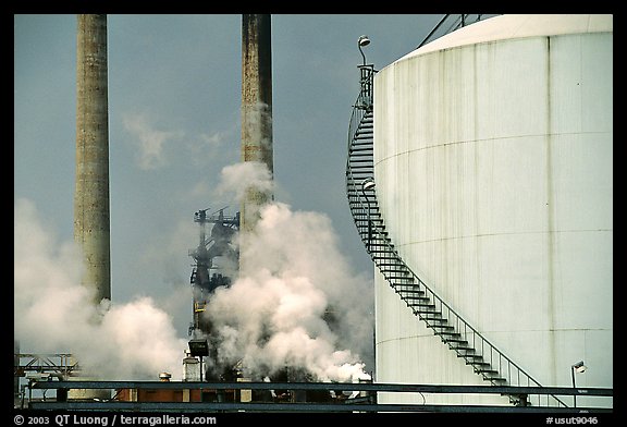 Refinery near Provo. Utah, USA (color)