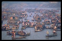 Floating market, Can Tho