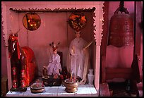 Altar dedicated to historic genies. Cholon, District 5, Ho Chi Minh City, Vietnam (color)