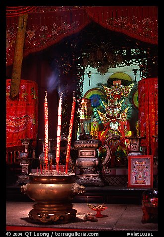 Altar. Ho Chi Minh City, Vietnam (color)