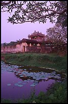 Imperial library at dusk, citadel. Hue, Vietnam ( color)