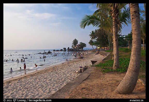 Long Beach and  Cau Castle, Duong Dong. Phu Quoc Island, Vietnam