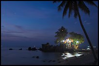 Cau Castle at night. Phu Quoc Island, Vietnam