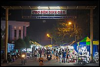 Dinh Cau Night Market entrance. Phu Quoc Island, Vietnam