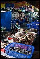 Seafood, Dinh Cau Night Market. Phu Quoc Island, Vietnam (color)
