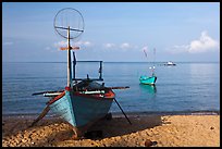 Fishing skiffs, Long Beach. Phu Quoc Island, Vietnam ( color)