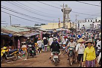 Busy public market, Duong Dong. Phu Quoc Island, Vietnam ( color)