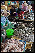 Woman selling sea food, Duong Dong. Phu Quoc Island, Vietnam