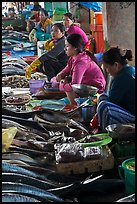 Fishmongers, Duong Dong. Phu Quoc Island, Vietnam (color)