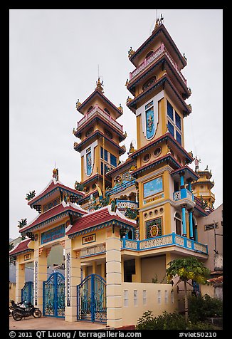 Cao Dai temple, Duong Dong. Phu Quoc Island, Vietnam