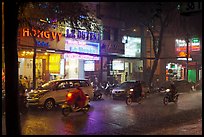 Evening Downpour. Ho Chi Minh City, Vietnam ( color)