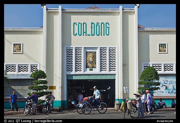 Northern Gate, Ben Thanh Market. Ho Chi Minh City, Vietnam