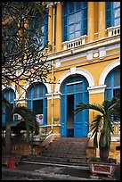 Detail of colonial architecture. Ho Chi Minh City, Vietnam (color)