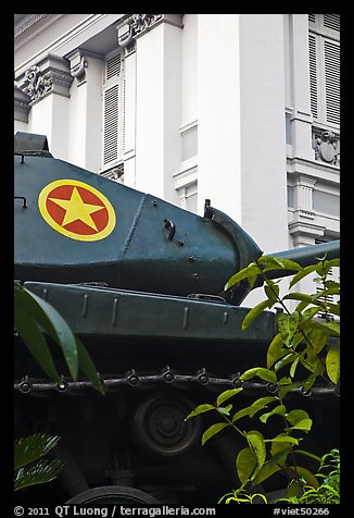 Soviet Tank, Museum of Ho Chi Minh City. Ho Chi Minh City, Vietnam (color)