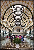 Inside colonia-area Central Post Office. Ho Chi Minh City, Vietnam