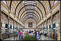 Interior of Central Post Office. Ho Chi Minh City, Vietnam