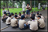 Boy Scouts, Cong Vien Van Hoa Park. Ho Chi Minh City, Vietnam (color)