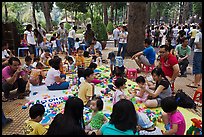 Babies and toddlers, Cong Vien Van Hoa Park. Ho Chi Minh City, Vietnam ( color)