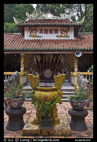 Temple, Cong Vien Van Hoa Park. Ho Chi Minh City, Vietnam (color)