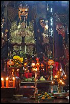 Taoist Jade Emperor (King of Heaven), Phuoc Hai Tu pagoda, District 3. Ho Chi Minh City, Vietnam ( color)