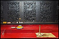 Carved wooden panels Hall of the Ten Hells, Jade Emperor Pagoda, District 3. Ho Chi Minh City, Vietnam ( color)