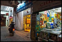 Art galleries at night. Ho Chi Minh City, Vietnam ( color)