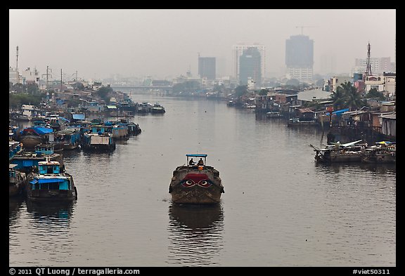 Te Channel. Ho Chi Minh City, Vietnam