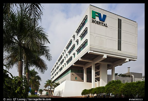 FV Hospital (one of the most modern in the country), Phu My Hung, district 7. Ho Chi Minh City, Vietnam (color)