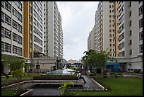 Residential towers, Phu My Hung, district 7. Ho Chi Minh City, Vietnam (color)