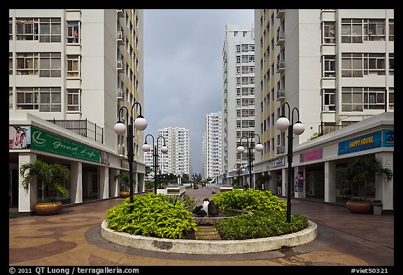 Residential towers complex, Phu My Hung, district 7. Ho Chi Minh City, Vietnam