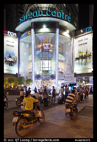 Saigon Center at night. Ho Chi Minh City, Vietnam (color)