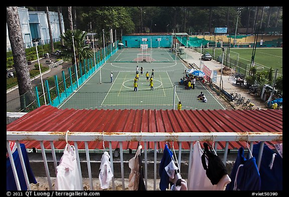 Sports Club,  Cong Vien Van Hoa Park. Ho Chi Minh City, Vietnam (color)