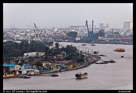 Port of Saigon. Ho Chi Minh City, Vietnam (color)