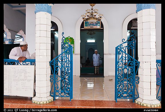 Gate, Cholon Mosque. Cholon, District 5, Ho Chi Minh City, Vietnam