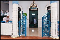 Gate, Cholon Mosque. Cholon, District 5, Ho Chi Minh City, Vietnam ( color)