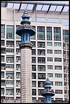 Minaret, Cholon Mosque. Cholon, District 5, Ho Chi Minh City, Vietnam ( color)