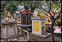Buddhist graves, Giac Lam Pagoda, Tan Binh District. Ho Chi Minh City, Vietnam ( color)
