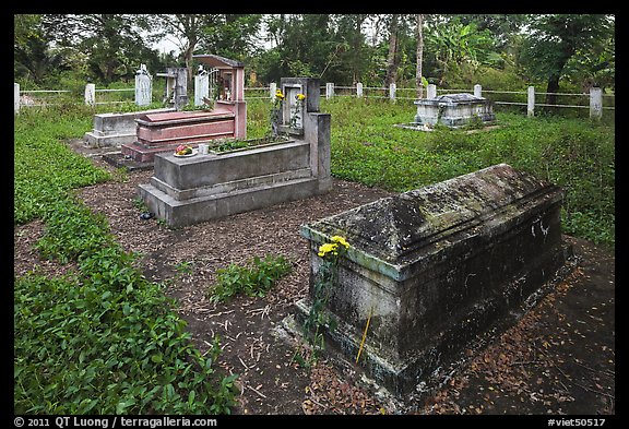 Luong family cemetery. Ben Tre, Vietnam