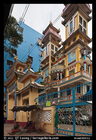 Saigon Caodai temple, district 5. Ho Chi Minh City, Vietnam