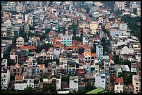 Aerial view of houses. Ho Chi Minh City, Vietnam ( color)
