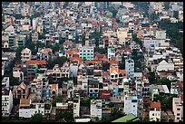 Aerial view of houses. Ho Chi Minh City, Vietnam