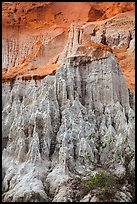 Sandrock formations vivid colors, Fairy Stream. Mui Ne, Vietnam ( color)